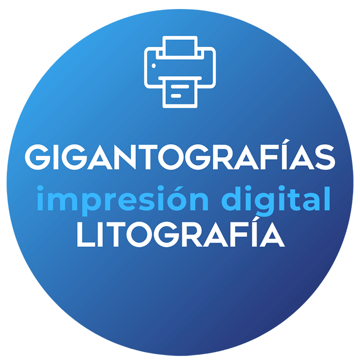 Gigantografías, impresión digital y litografía